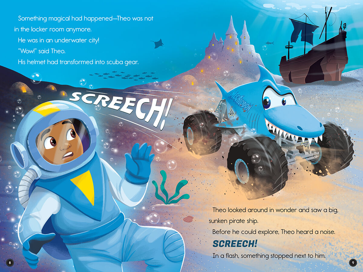 Thumbnail 4Monster Jam&trade;: Race On, Megalodon (Level 2 Reader)
