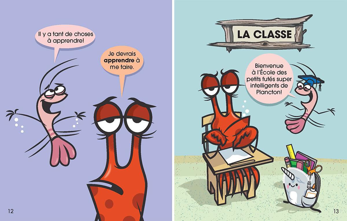 Thumbnail 2 Crabe Grognon : En classe Crabe Grognon! - Tome 5 