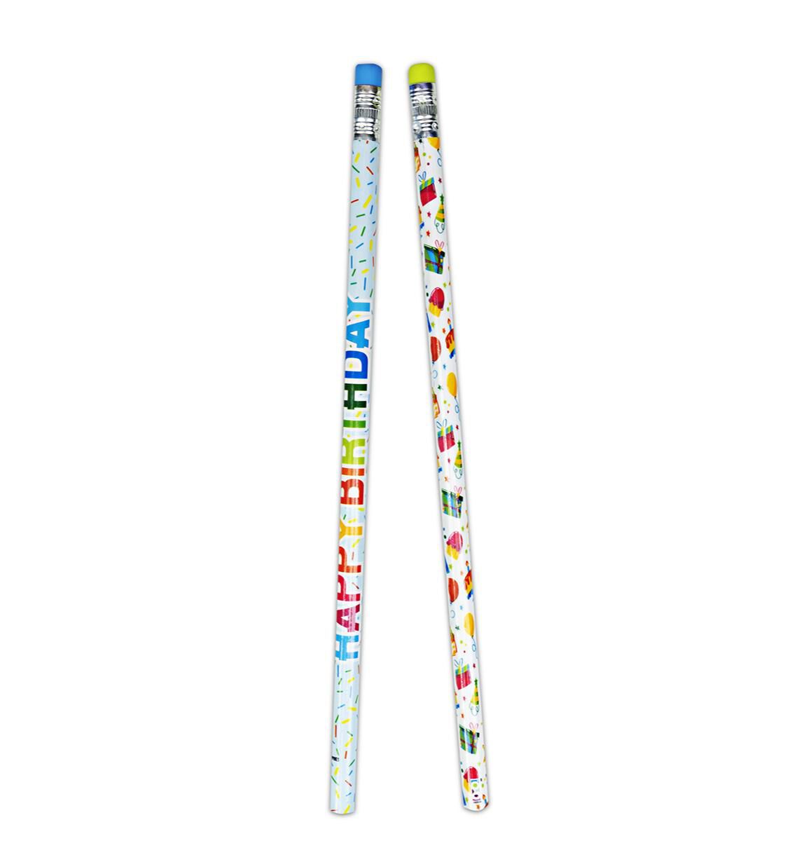  Birthday Scented Pencils Pack 