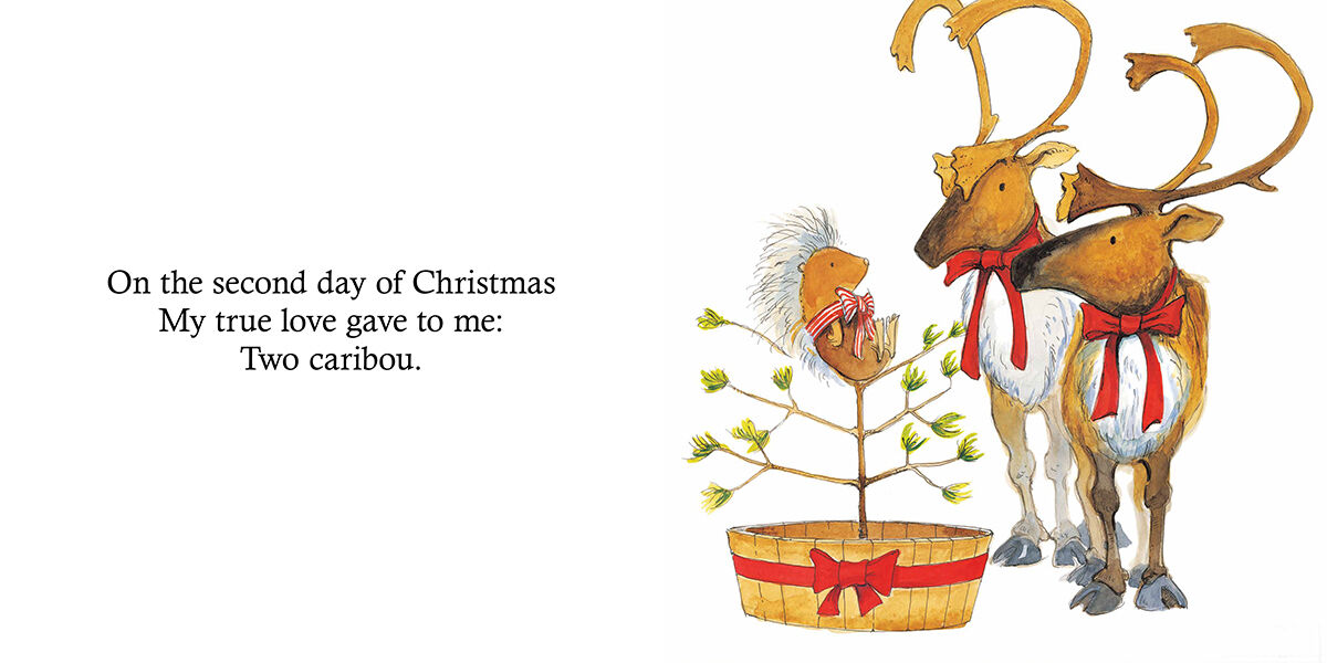 Thumbnail 3A Porcupine in a Pine Tree A Canadian 12 Days of Christmas