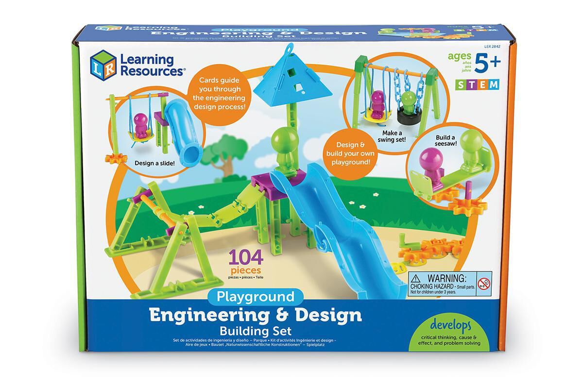 Learning resources city engineering & design building set top