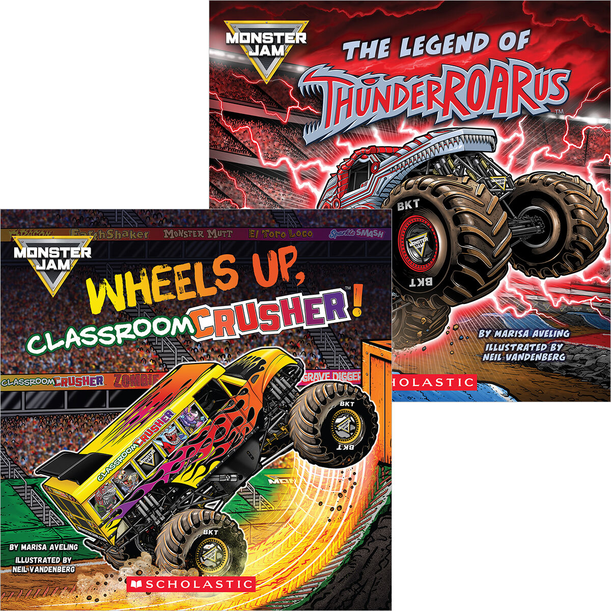  Monster Jam Picture Book 2-Pack 