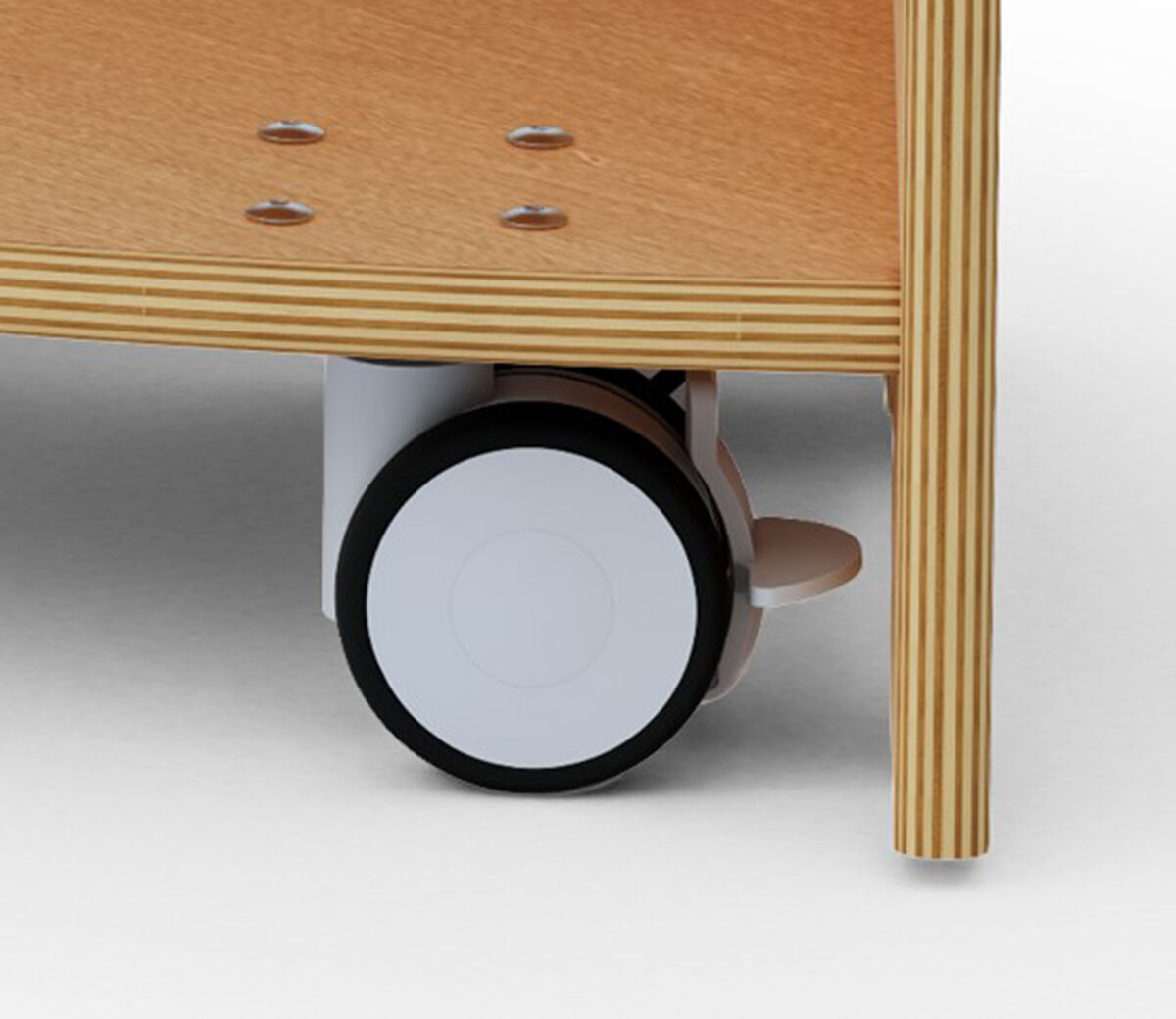 Thumbnail 3Seoras 3-Level Shelf with Casters