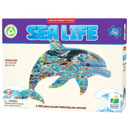 Wildlife World Sea Life Shaped Puzzle   Wildlife World Sea Life Shaped Puzzle