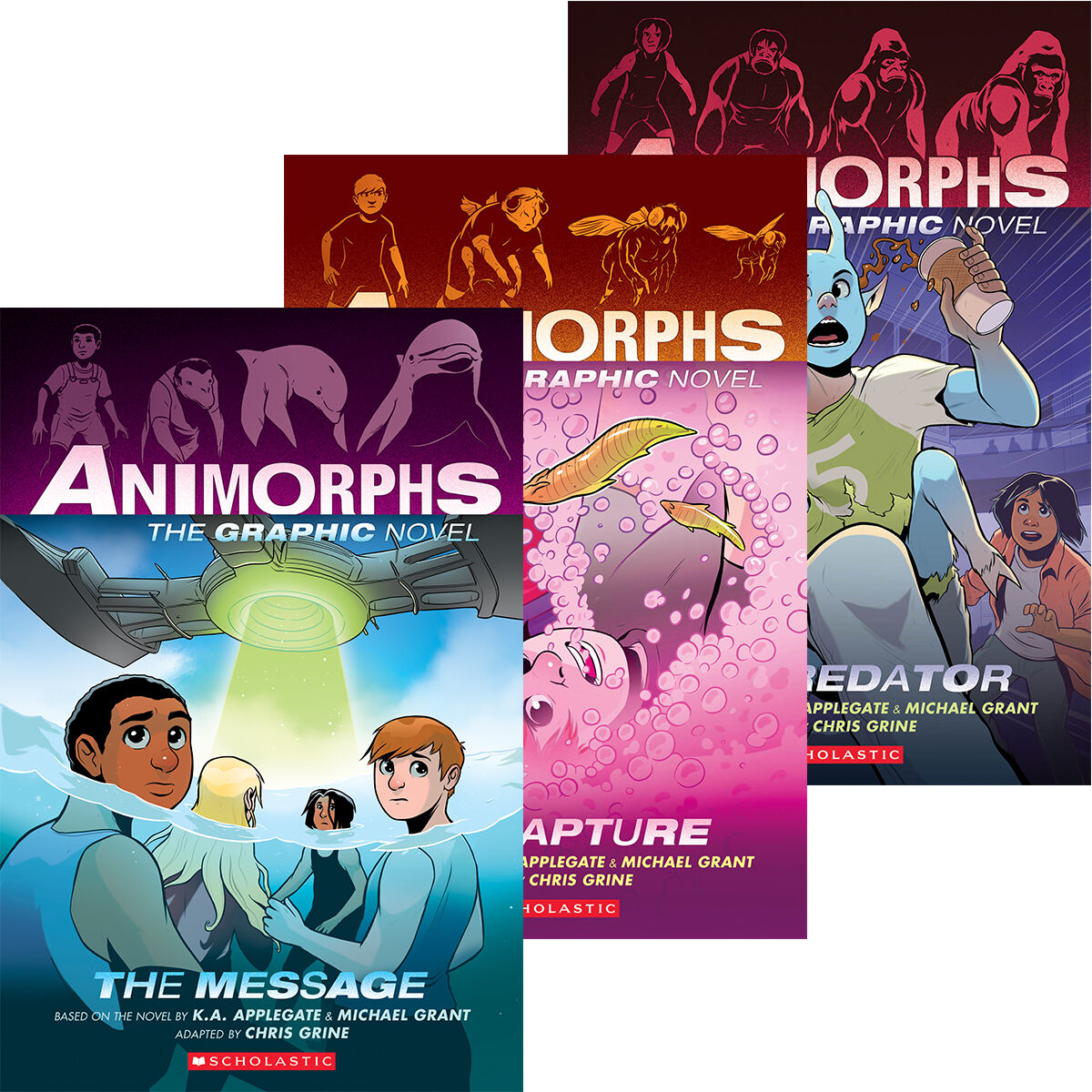  Animorphs #4-#6 Graphic Novel Pack 