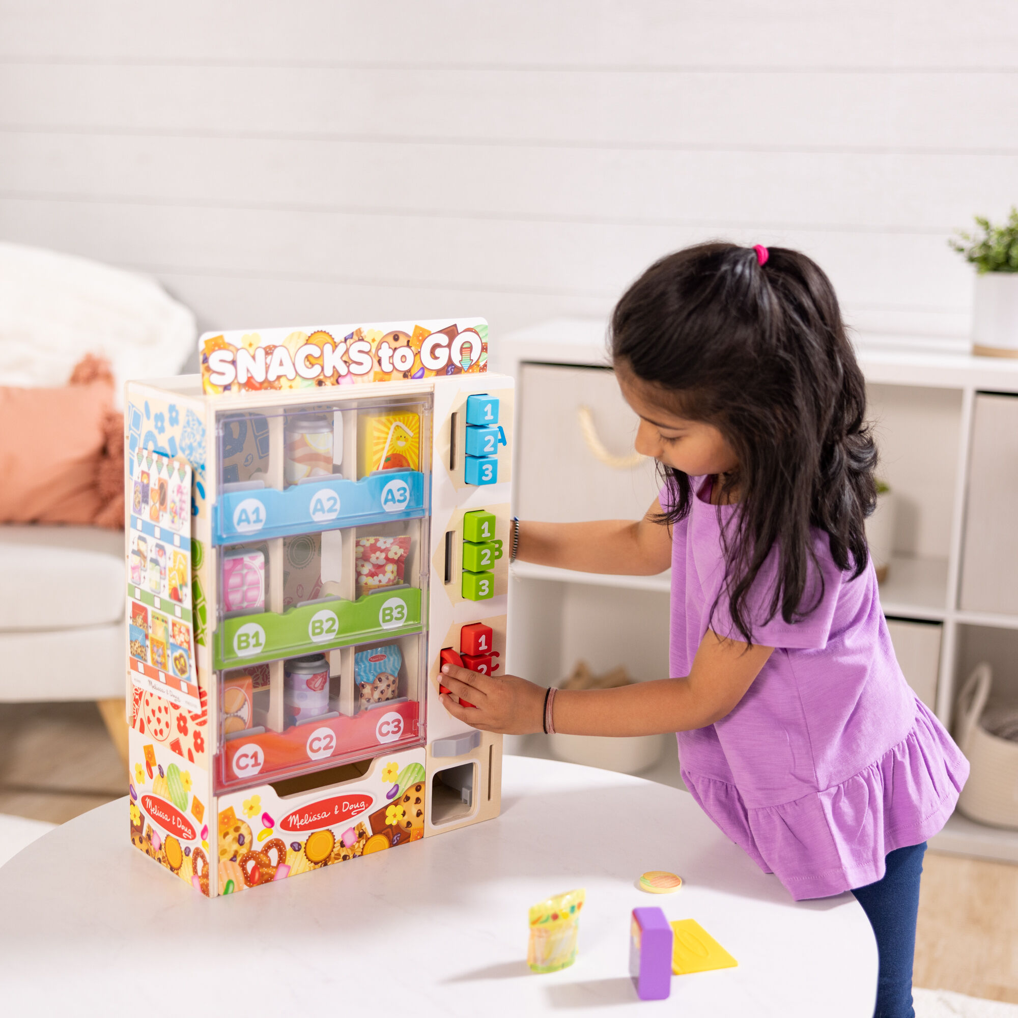 Thumbnail 2 Wooden Vending Machine Play Set 
