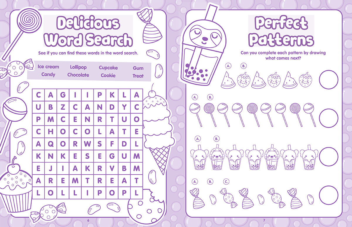 Thumbnail 4Bubble Tea Activity Book with Squishy