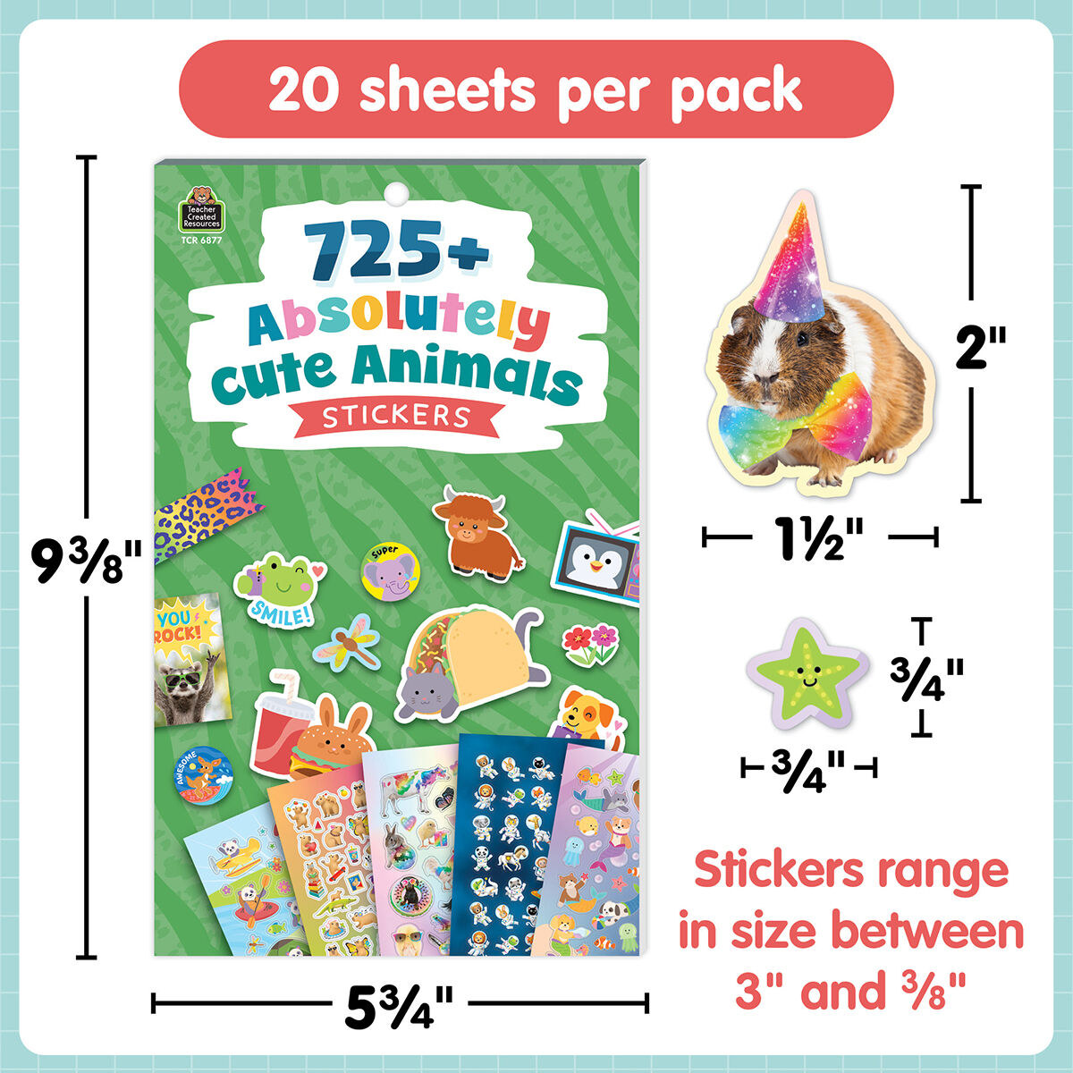 Thumbnail 3Absolutely Cute Animal Stickers