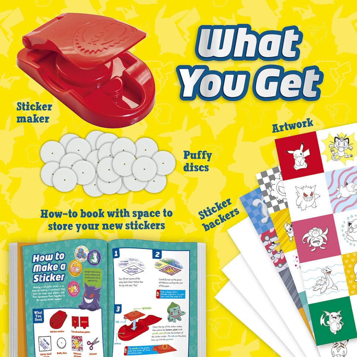 Thumbnail 2Klutz Pok&eacute;mon Color-In 3D Puffy Stickers