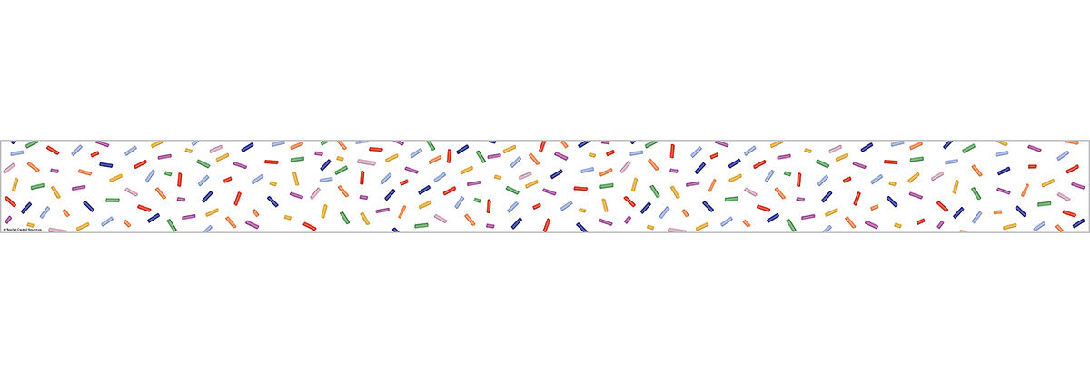 Thumbnail 2Color Crush Sprinkles Straight Border Trim