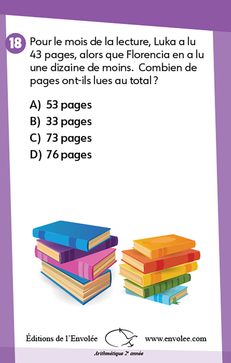 Thumbnail 2 Math &agrave; la carte : Arithm&eacute;tique 2e ann&eacute;e 