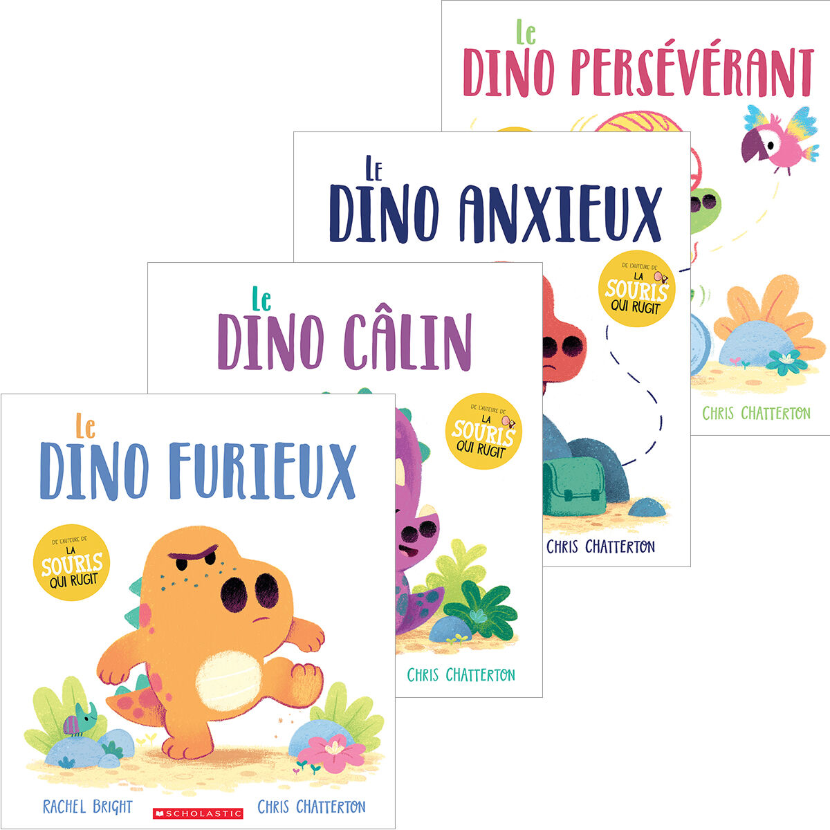  Collection Dinos - 4 livres 