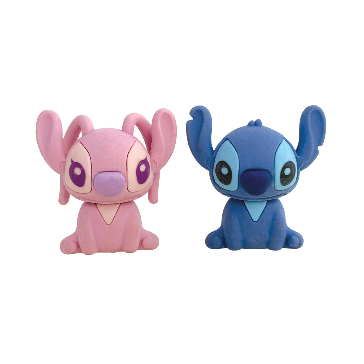 Stitch & Angel Eraser Set