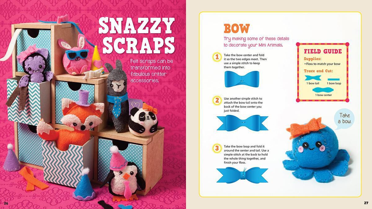 Klutz Sew Mini Animals Scholastic Canada Book Clubs