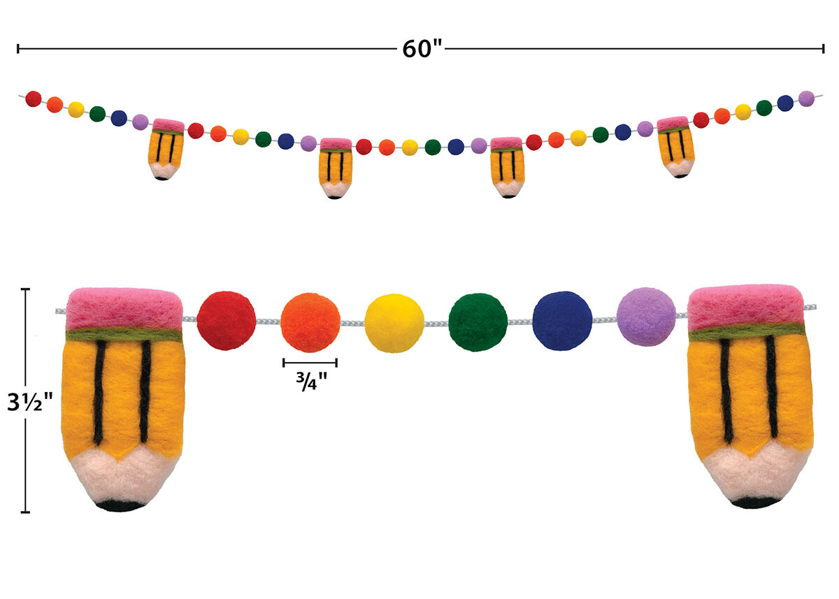 Thumbnail 3Colorful Pencils Garland