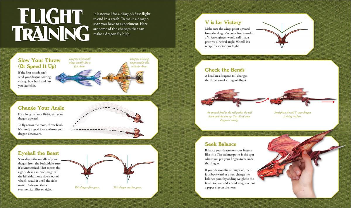 Thumbnail 10 Klutz Paper Flying Dragons: Design and Build Your Own Fantastic Flyers 