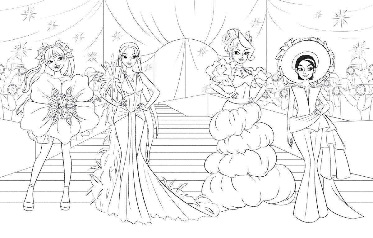 Thumbnail 4K-Pop Girl Power Coloring Book