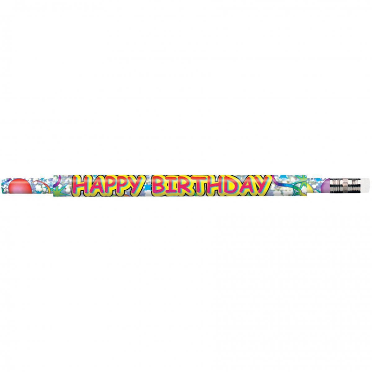 Thumbnail 2Happy Birthday Glitz Educational Pencils