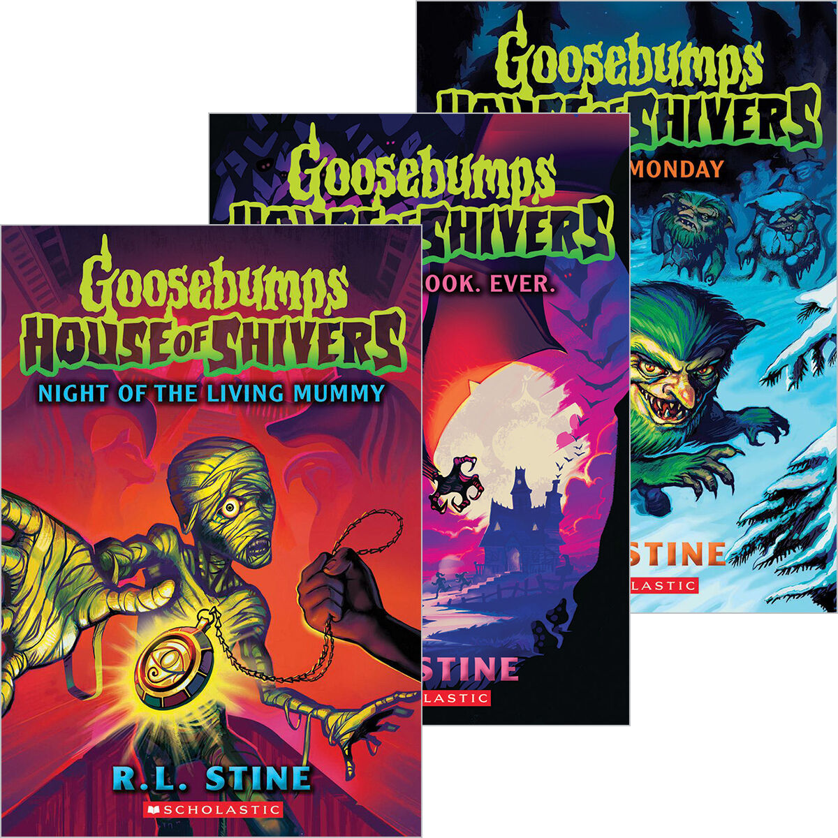 Goosebumps House of Shivers #1-#3 Pack