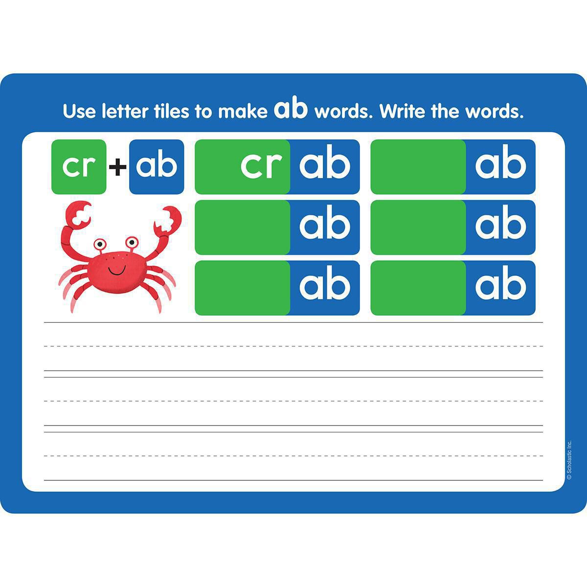 Learning Mats Word Families Scholastic Canada Book Clubs