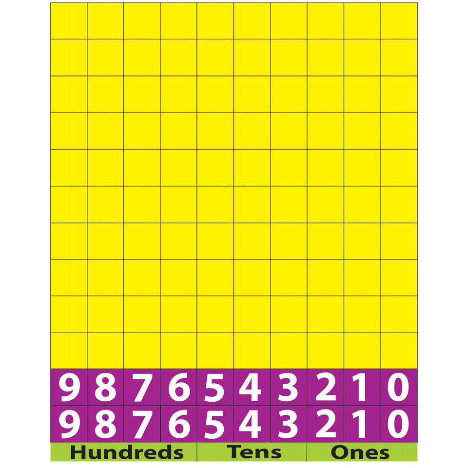 Base Ten Labels Magnetic Base Ten with Numbers | Scholastic Canada Book Clubs