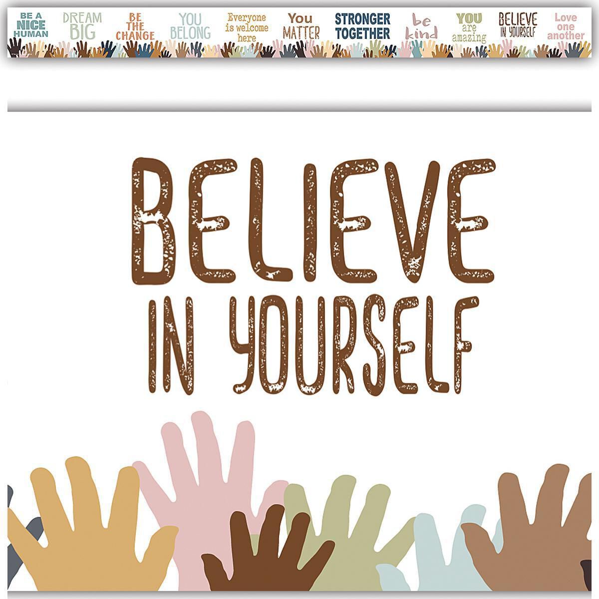  Everyone is Welcome Helping Hands Border Trimmer 