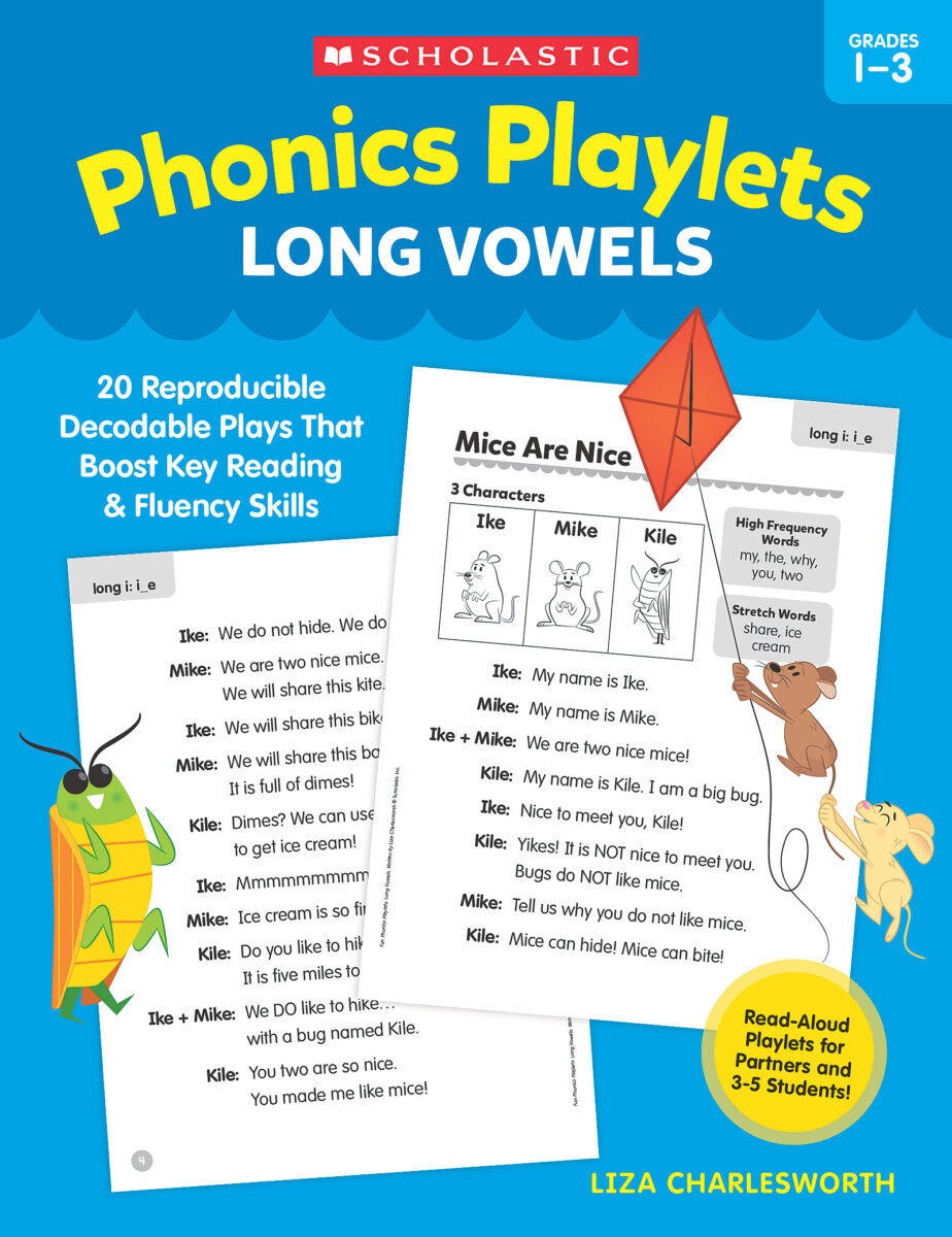  Phonics Playlets: Long Vowels 