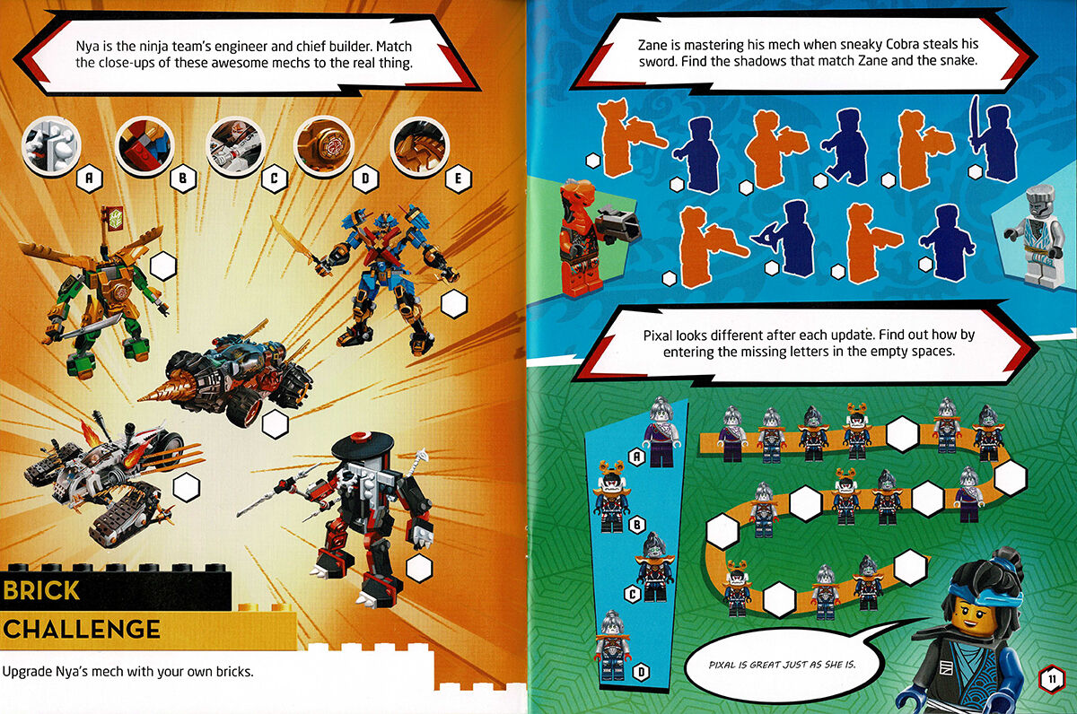 Lego Ninjago Nya s Power Activity Book with Minifigure Scholastic Canada Book Clubs