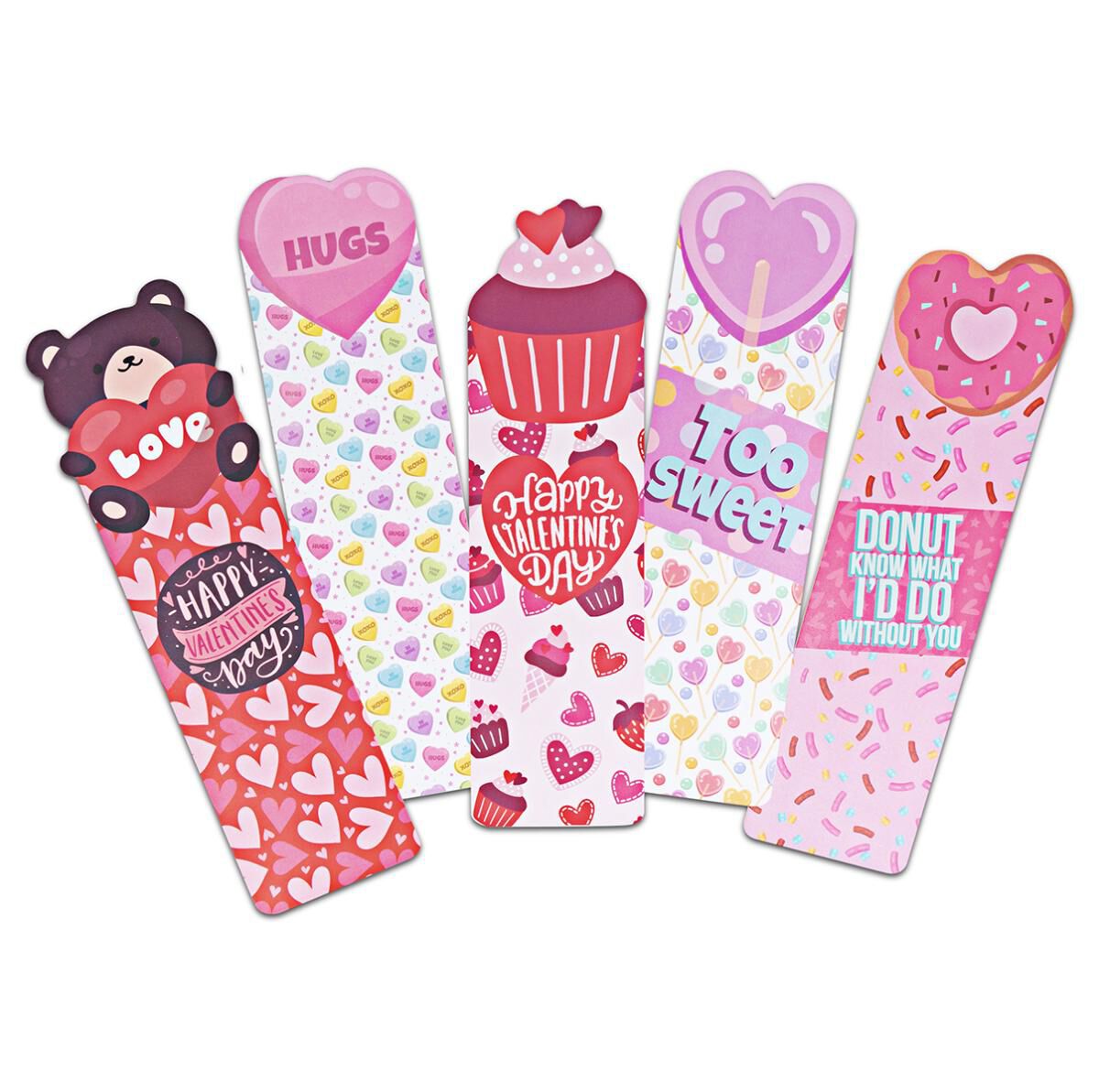  Scented Valentine's Day Bookmarks 30-Pack 