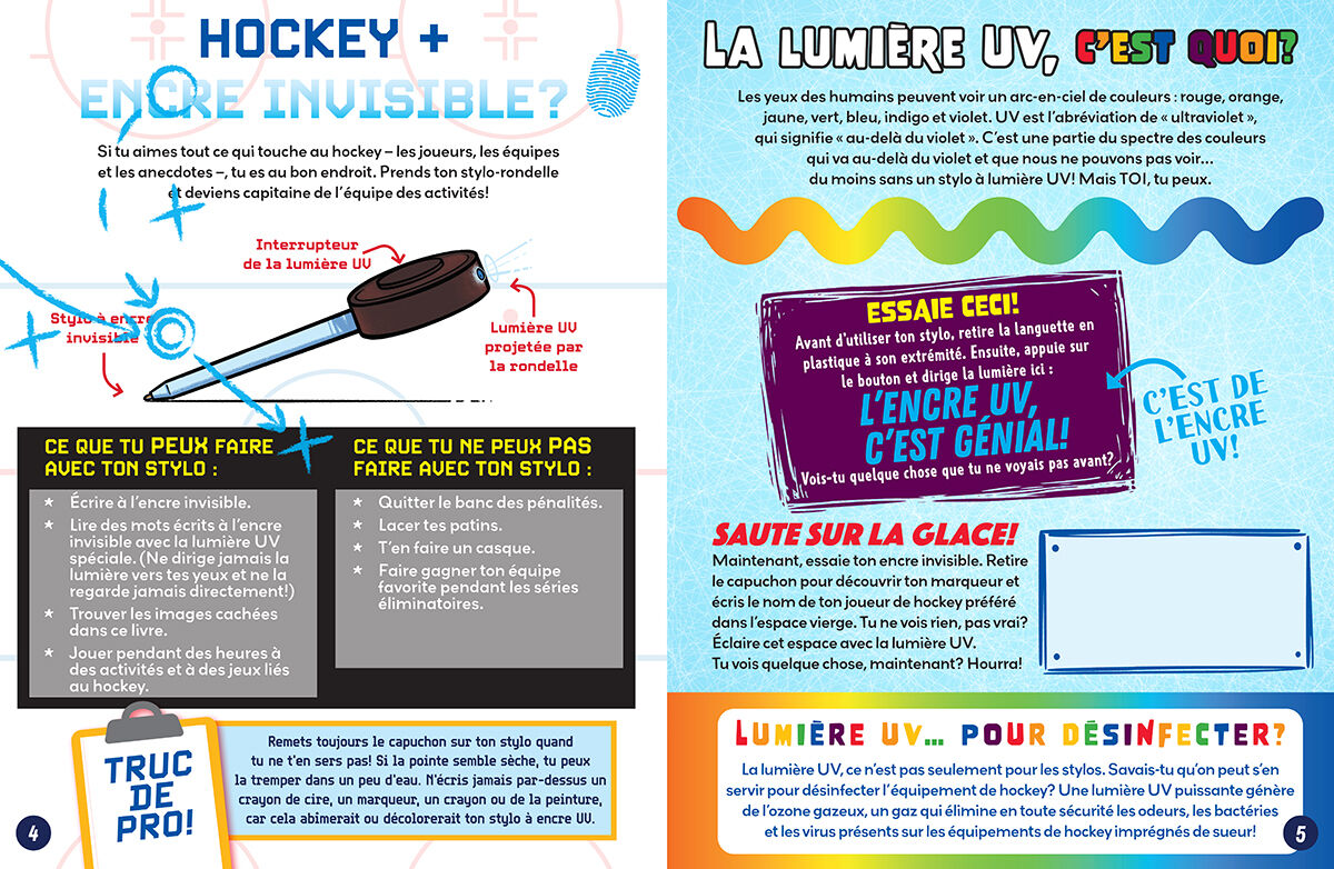 Thumbnail 2Le hockey : Cahier d'activit&eacute;s ultra-secret
