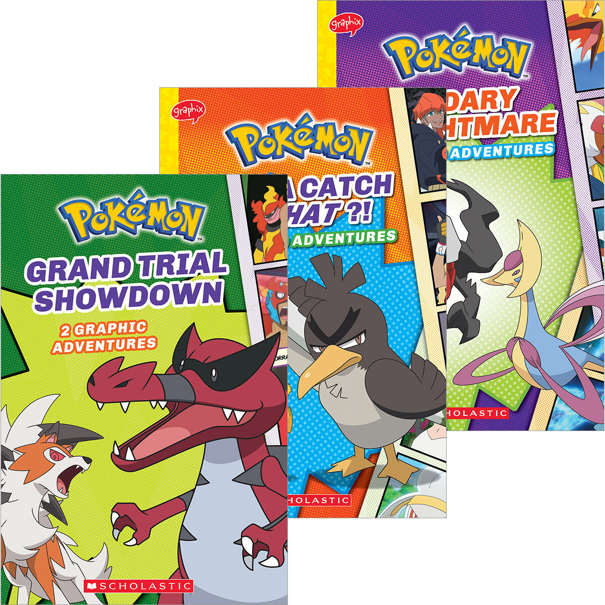 Pok&eacute;mon Graphic Novel #2-#4 Pack