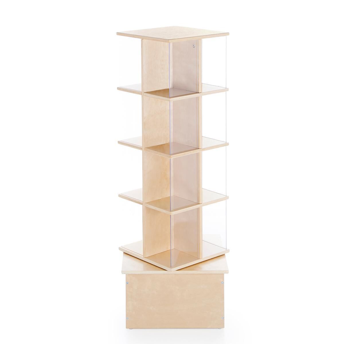 Pr&eacute;sentoir de plancher rotatif