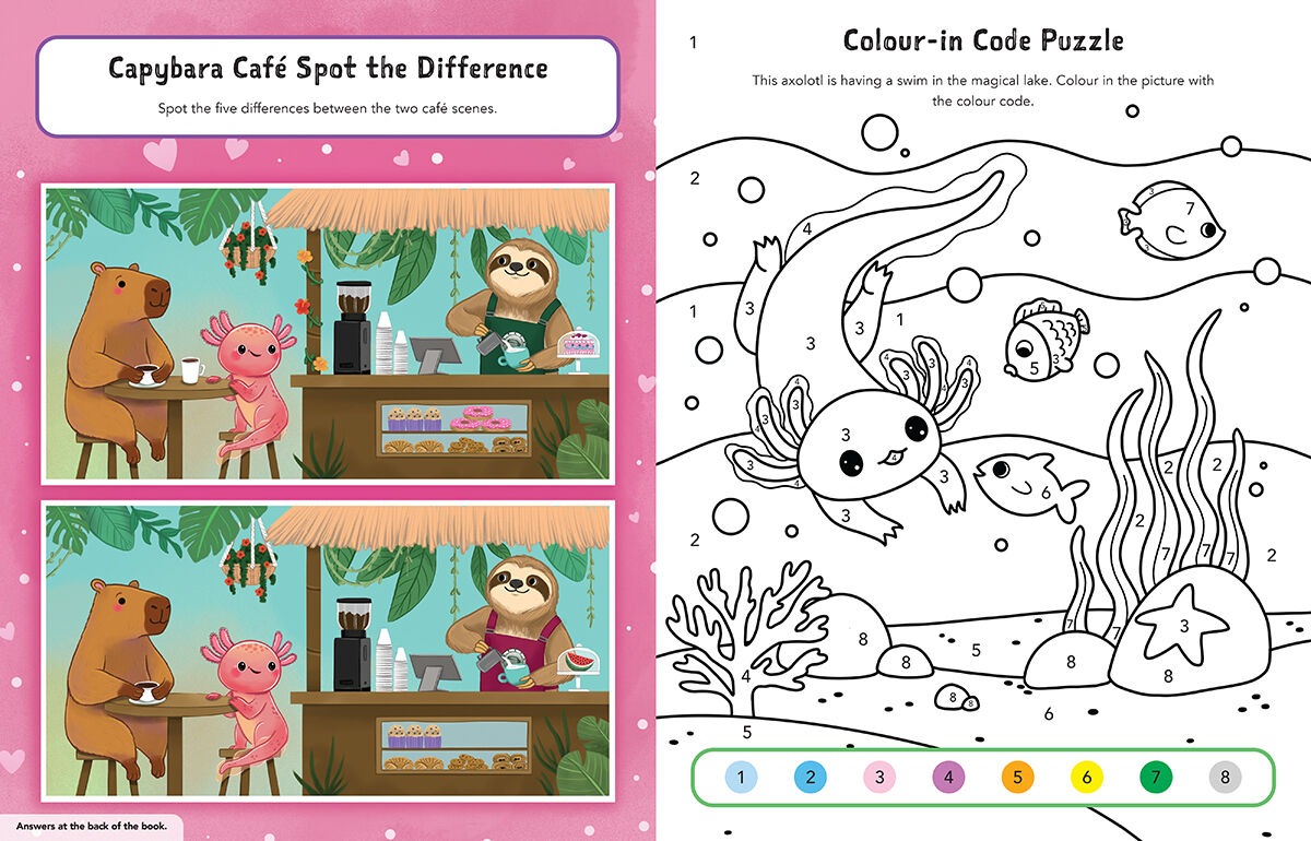 Thumbnail 4Capybara & Axolotl: Best Friends Sticker Book