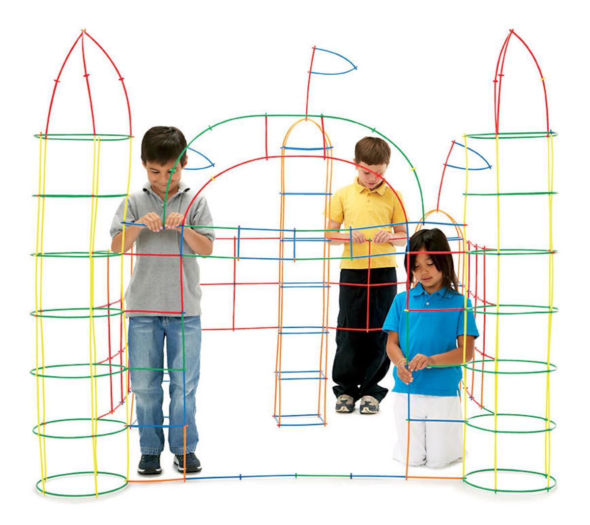 Thumbnail 3Straws & Connectors Creative Building Sets (705 Pieces)