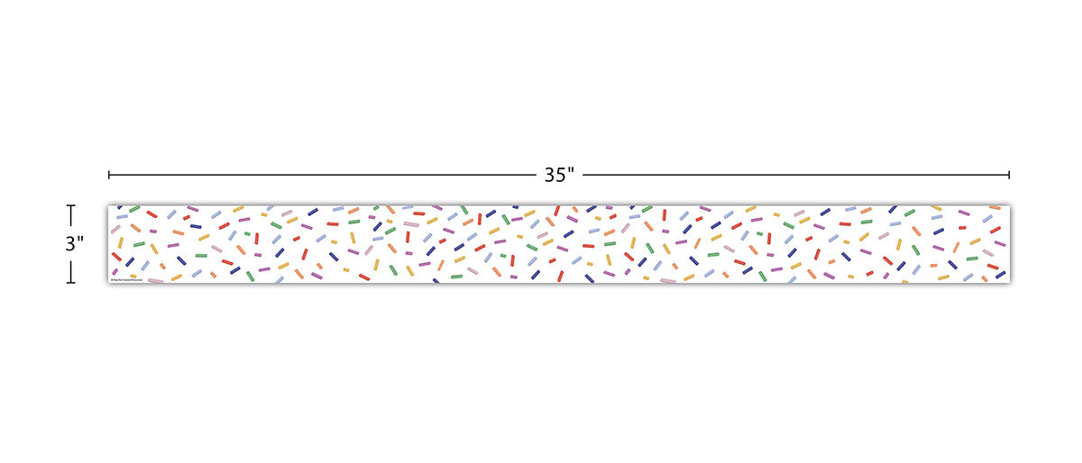 Thumbnail 3Color Crush Sprinkles Straight Border Trim