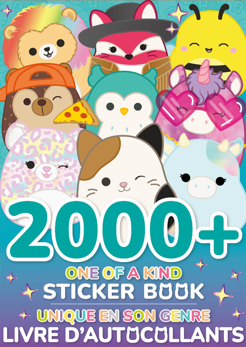 Squishmallow: One of a Kind Sticker Book - Unique en son genre Livre d'autocollants