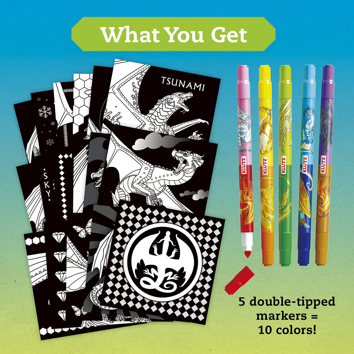 Thumbnail 2 Klutz The Official Wings of Fire Stained Glass Art Book 