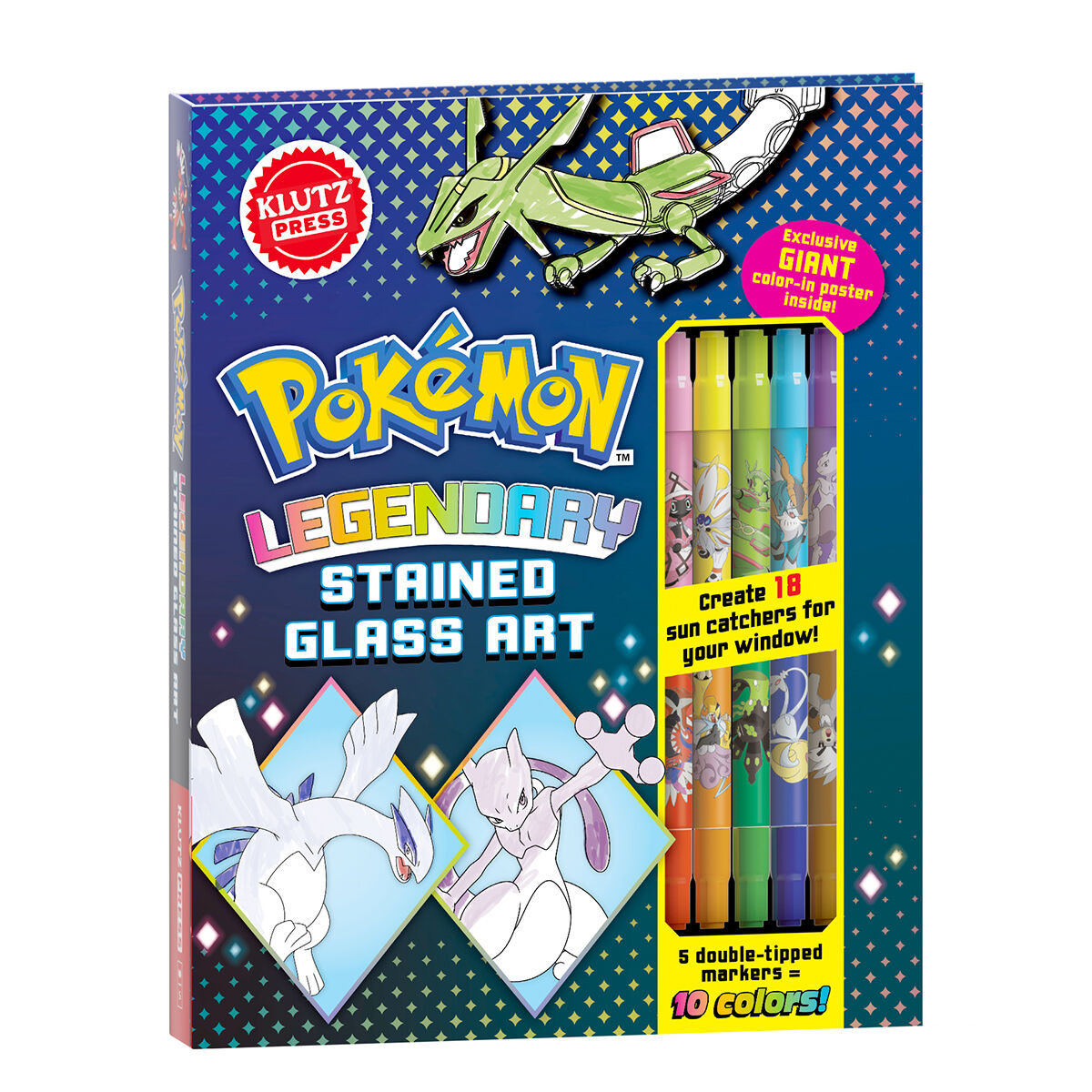  Klutz&reg; Press: Pok&eacute;mon? Legendary Stained Glass Art 