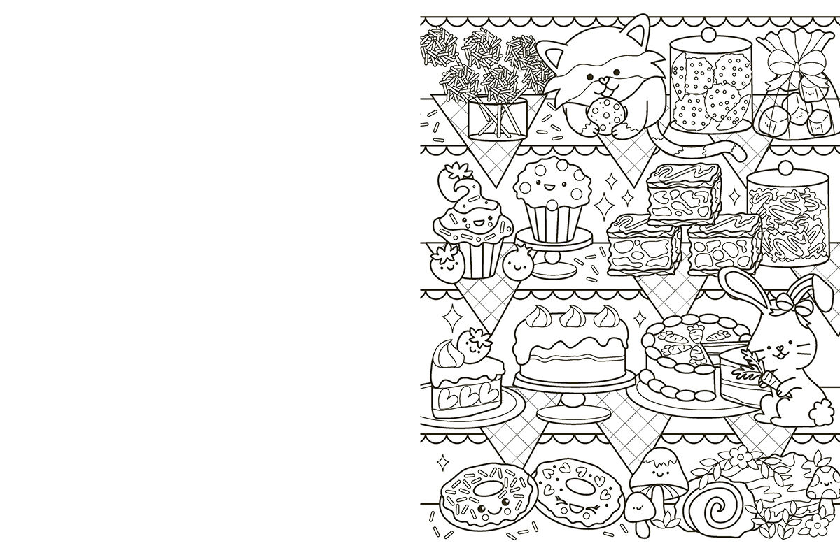 Thumbnail 4 Cafe Cuties: Cozy Colouring Book 