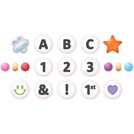Friendship Beads Circle Letters   Friendship Beads Circle Letters