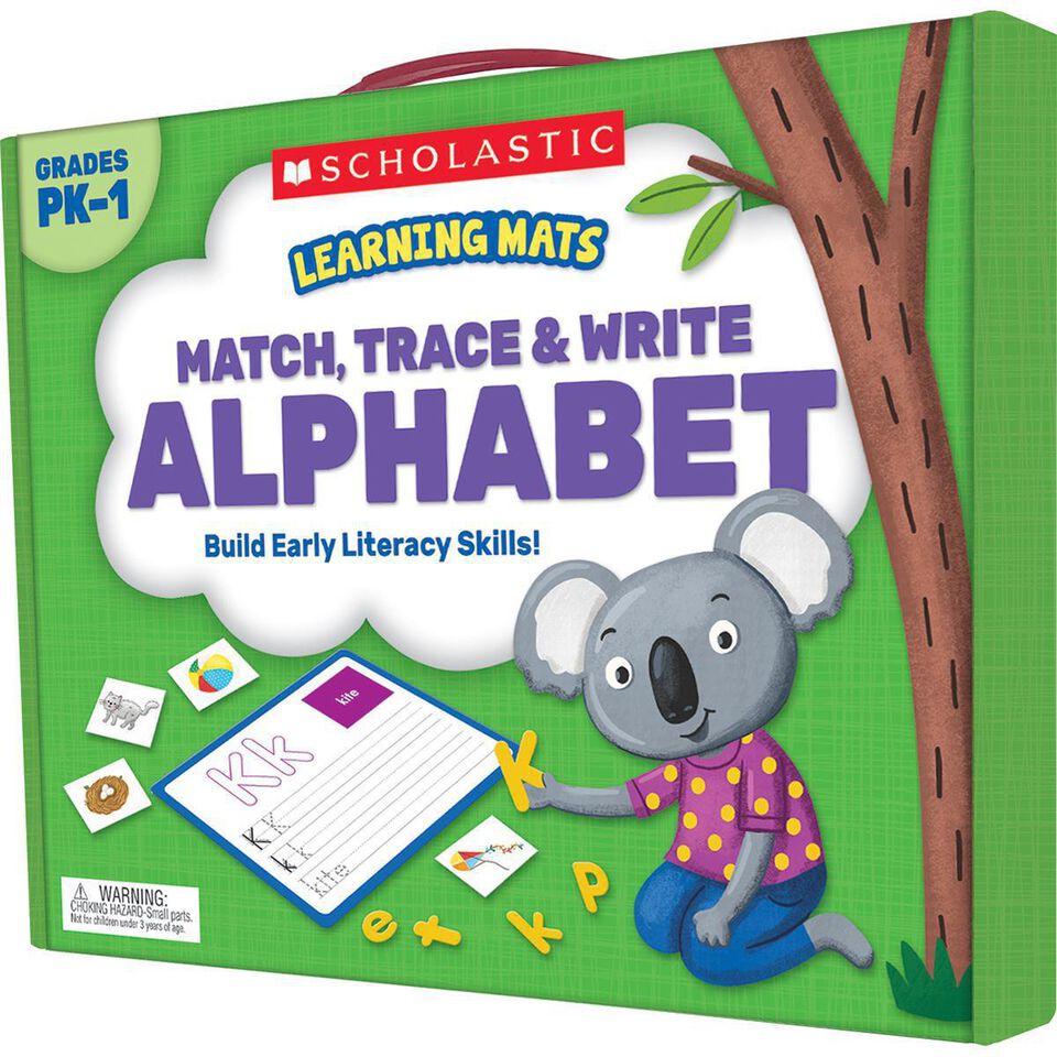 Learning Mats: Match, Trace & Write Alphabet | Classroom Essentials ...