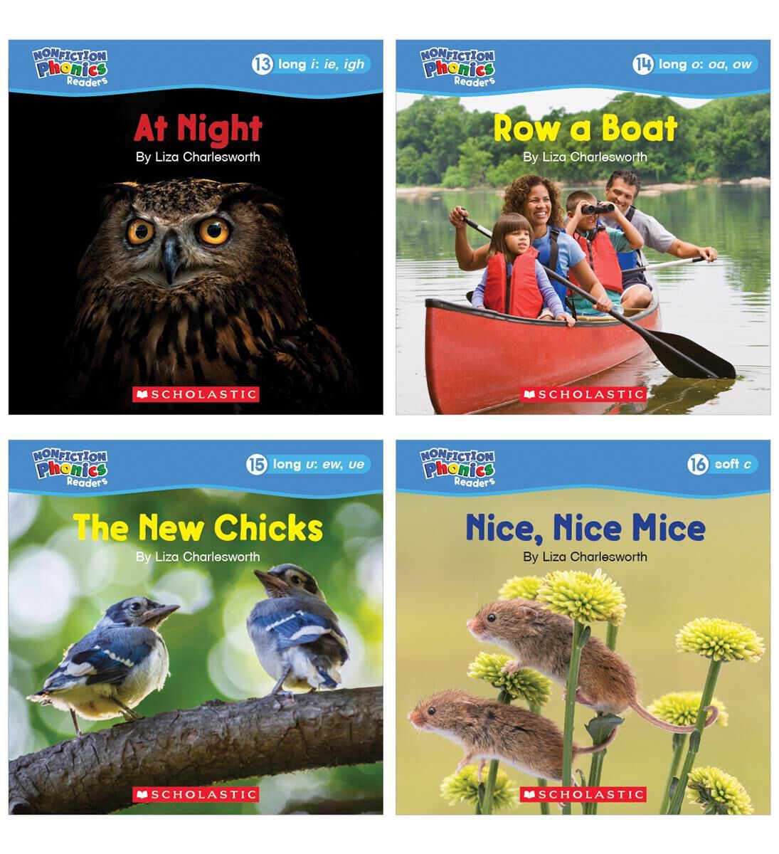 Thumbnail 5 Nonfiction Phonics Readers Set 2: Long Vowels, Digraphs &amp; More 