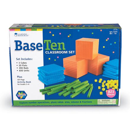 Base Ten Class Set - Brights   Base Ten Class Set - Brights
