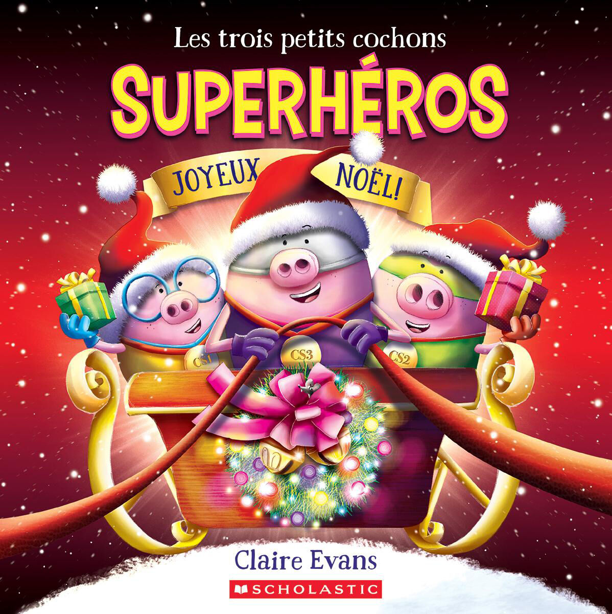Thumbnail 2Ensemble Les trois petits cochons superh&eacute;ros : Joyeux No&euml;l
