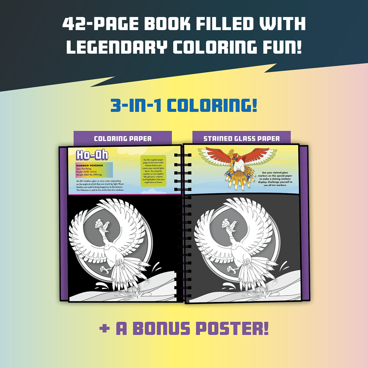 Thumbnail 5 Klutz&reg; Press: Pok&eacute;mon? Legendary Stained Glass Art 