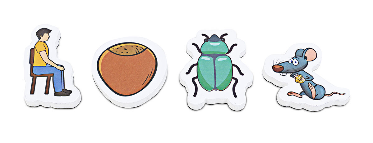 Thumbnail 7 Rainbow CVC Magnetic Foam Objects 