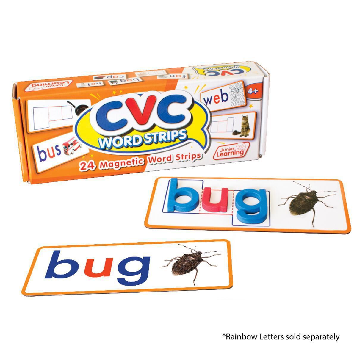 Thumbnail 4CVC Magnetic Word Strips