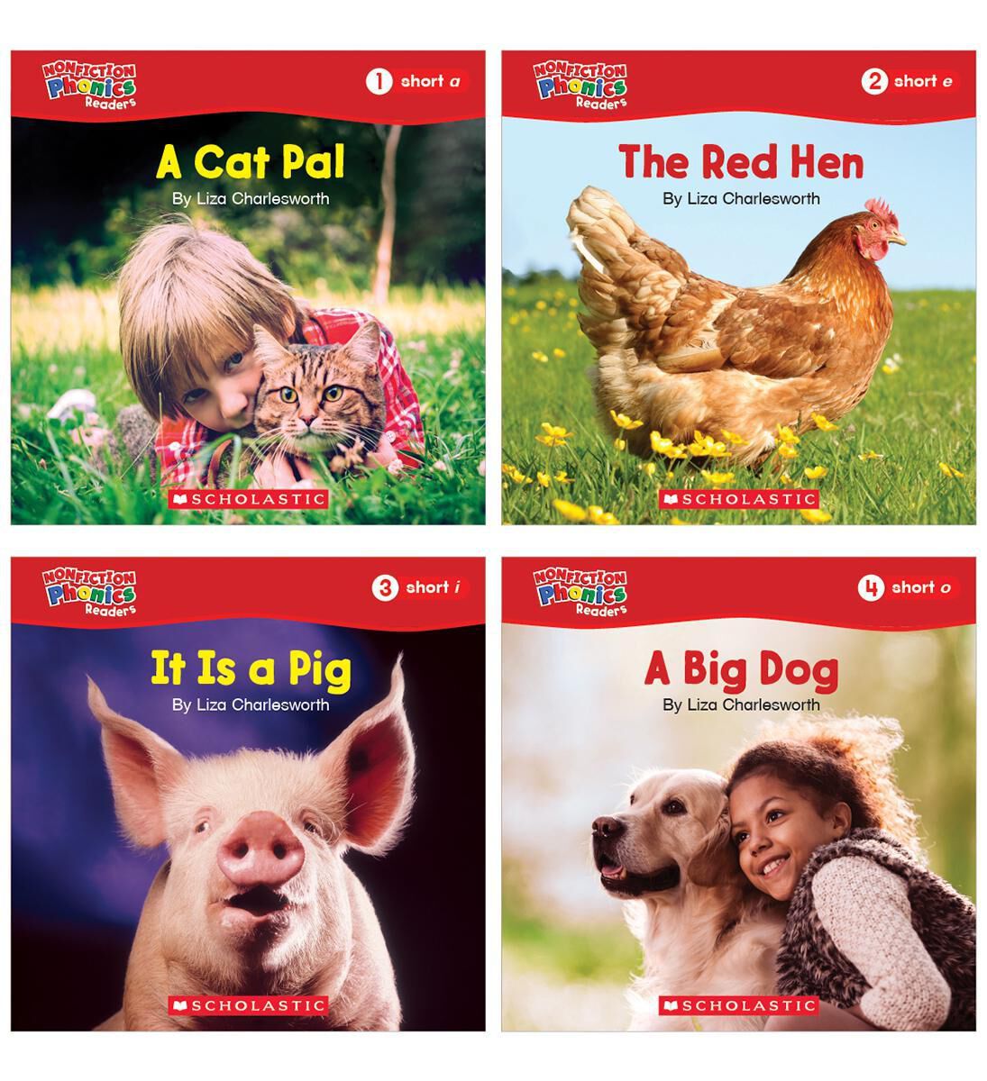 Thumbnail 2 Nonfiction Phonics Readers SET 1: Short Vowels, Blends &amp; More 