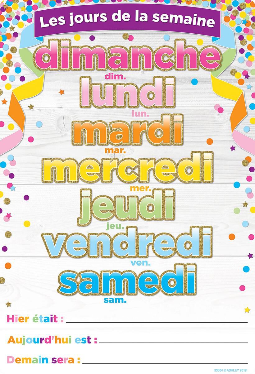 Thumbnail 3Ensemble d'affiches pour la classe Confettis