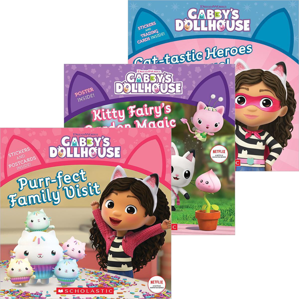 Gabby's Dollhouse Storytime 3Pack Scholastic Canada Book Clubs
